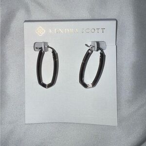 Kendra Scott Geometric Silver Earrings